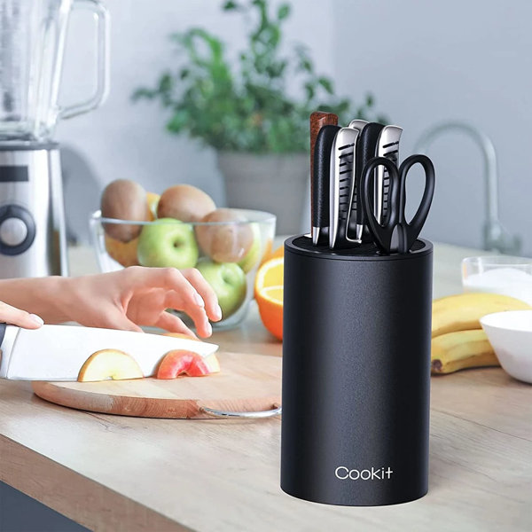 Panarciss Universal Knife Holder SpaceSaving Double Layered Wave